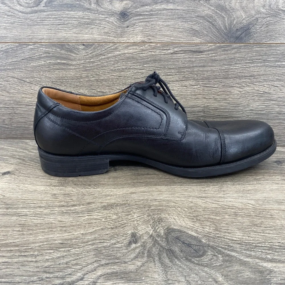 Florsheim Cap Toe Oxford Mens Size 11D Black Leather Comfortech 12138-001